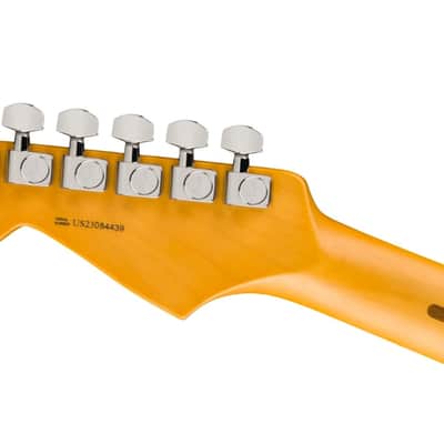 Fender American Professional II Stratocaster Thinline Limited Edition Semi-Hollow Electric Guitar, Rosewood Fingerboard, Transparent Daphne Blue image 5