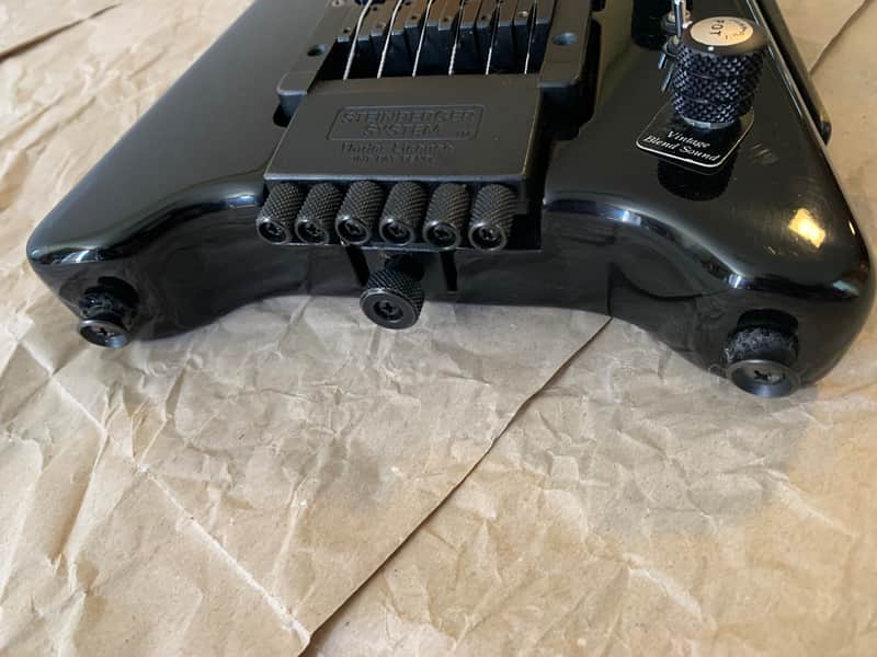 Hohner G3T 1989 Black Steinberger Licensed Hss EMG Select Headless