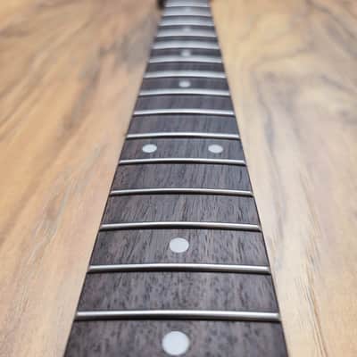 Telecaster Compatible Roasted Maple and Rosewood Vintage Guitar Neck – 21 Fret, Unfinished image 4