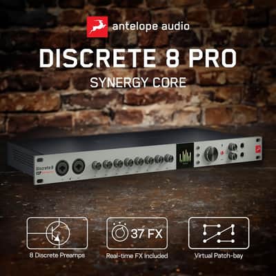 Discrete 8 Pro Synergy Core 26x32 Thunderbolt 3 Interface and USB 2.0 Audio Interface with Onboard Real-time Effects - Antelope Audio image 13