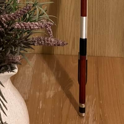 GB Bows Brazilwood - Natural - Double Bass French Bow - New Hair. Open To Offers image 5