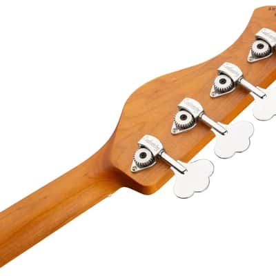 Sadowsky MetroExpress 24-Fret Modern Bass, Roasted Maple Fingerboard, 4-String - Solid Candy Apple Red Metallic High Polish image 8