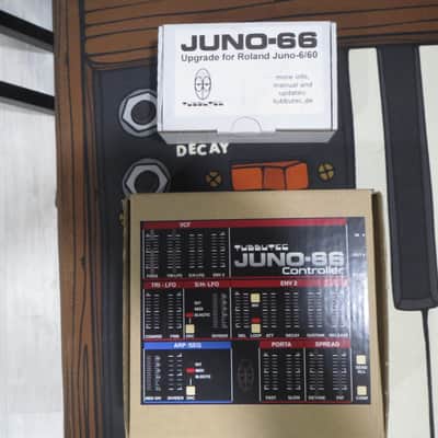 Roland Juno-60 with Tubbutec midi + controller + hardcase, FULLY RESTORED, MINT! image 16