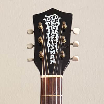 Vintage 1950's Old Craftsman (Kay K22) Sunburst Jumbo Acoustic Guitar image 4