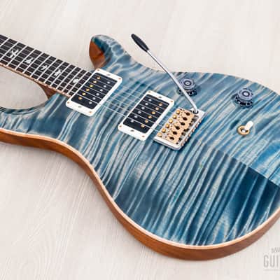 2014 Paul Reed Smith Private Stock #5201 Custom 24 Retro Model Faded Aquamarine w/ Case, Hangtags image 10