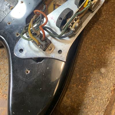 Fender Jaguar 1963 Black Refin with Matching Headstock image 24