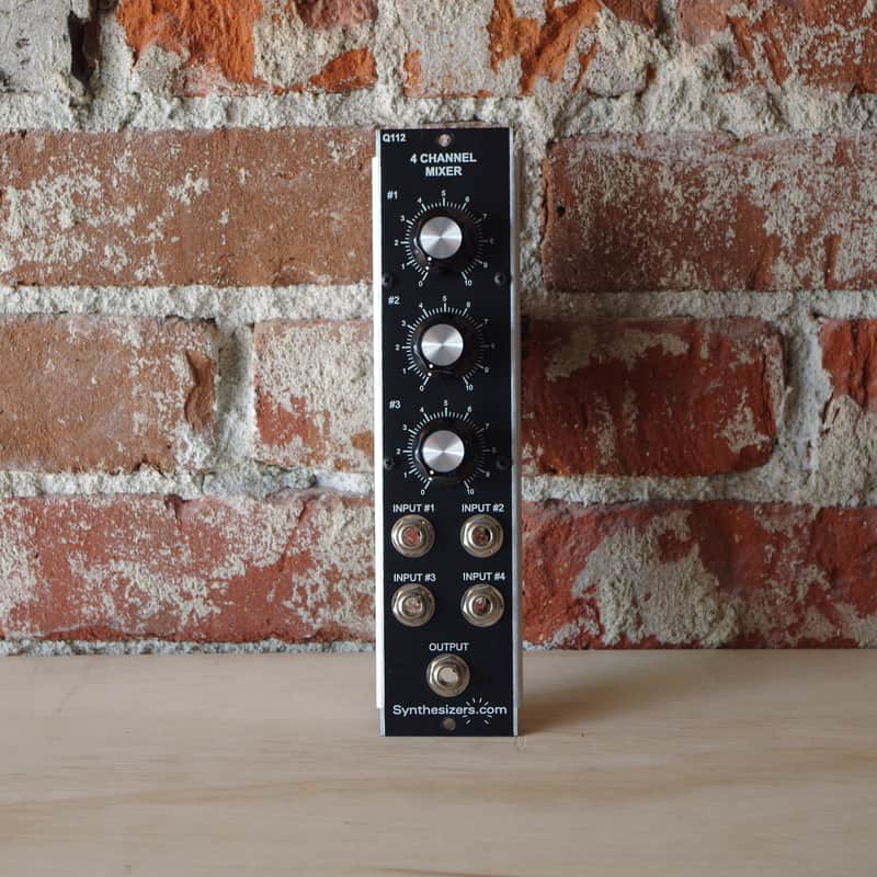 Synthesizers.com Q112 4-Channel Mixer Module image 1