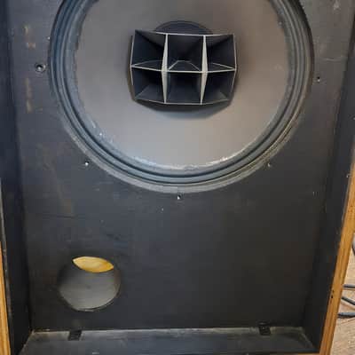 Altec Lansing 604 B duplex coaxial speakers with n1000b crossover restored early hi-fi 1949 - Grey crackle image 5