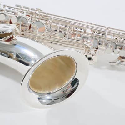 Yamaha YTS-62IIIS Professional Tenor sax with extra Custom V neck - Silver-Plated image 7
