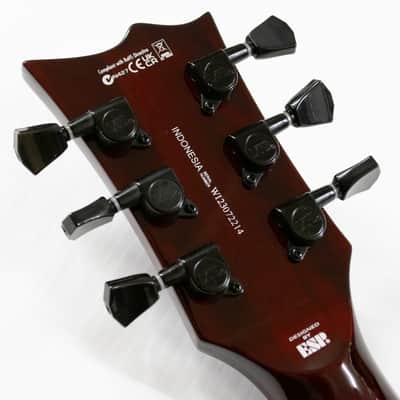 ESP LTD EC-201FT Electric Guitar - See Thru Black Cherry image 11