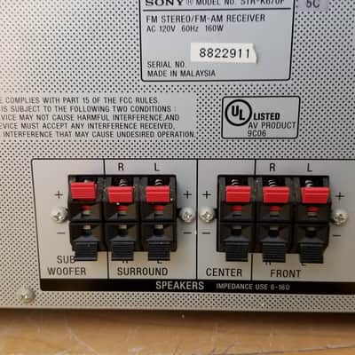 Sony STR-K670P 500 Watt Audio Video Receiver & remote XLNT COND image 18