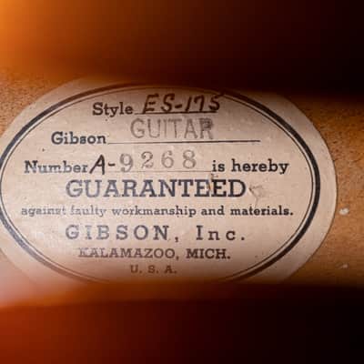 1951 Gibson ES-175 Vintage Archtop Electric Guitar w/ P-90, Case image 6