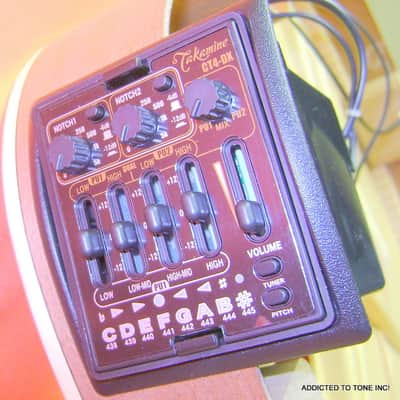 Takamine CT4-DX Dual Parametric Acoustic Guitar Preamp with Built in Chromatic Tuner image 16