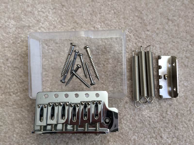 Yamaha Pacifica 112V Tremolo Bridge Assembly Chrome image 1