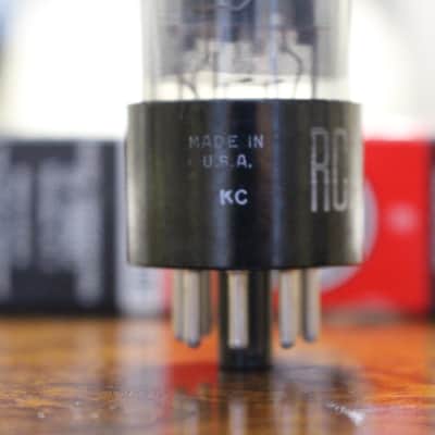 RCA 6SL7GT 1956 Gray Glass "Bottom D Getter" NOS NIB Tube "Satisfaction Guaranteed" image 2