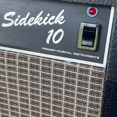 Vintage Fender Sidekick 10 10-Watt 1x6" Guitar Practice Amp 1983 - 1985 - Black image 2