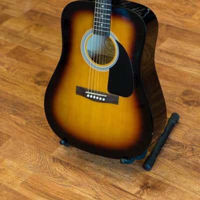 Fender FA-100 Acoustic Guitar - Sunburst w/ Gig Bag image 3