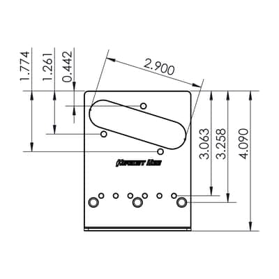 NEW Hipshot Telecaster® Retrofit Bridge 3 Mount Hole - Bender - STAINLESS STEEL image 4