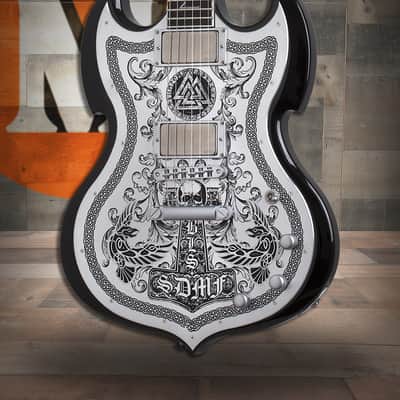 Schecter IronWorks Barbarian - Black Burst (4552) image 7