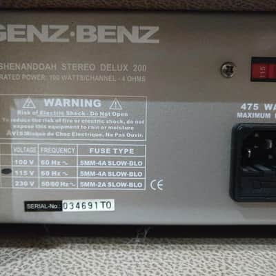 Genz Benz Shenandoah 200 Stereo Deluxe 2006 Brown Tolex image 8