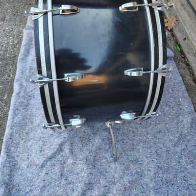 Ludwig 14x28 Virgin Bass Drum 1970's - Black Wrap image 7