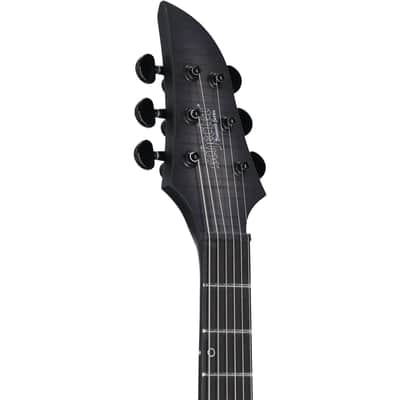 Schecter KM-6 MK-III Keith Merrow Legacy Electric Guitar, Tri-Black Burst image 4