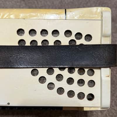 *Taking Offers* Hohner Imperial III Piano Accordion 26-Key 1930-1939 - Ivory/White image 23