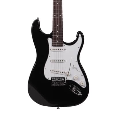 Glarry GST Rosewood Fingerboard Electric Guitar Black image 3
