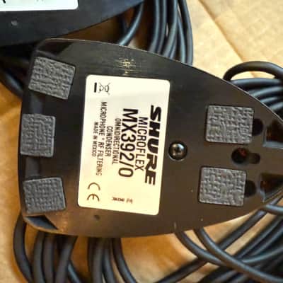 2 x Shure MX392 Microflex MX 392 Boundary microphone / perfect for stereo image 13