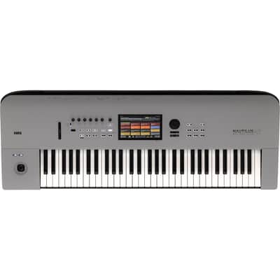Korg Nautilus 61 AT Limited Edition Synthesizer Workstation Keyboard, Gray