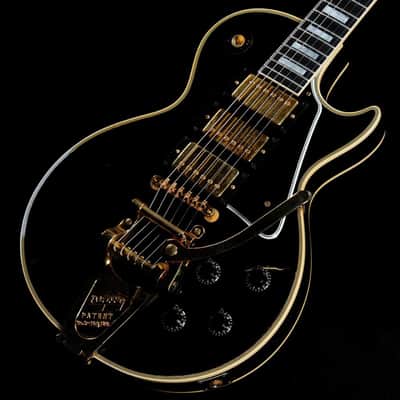 Gibson Custom Shop Murphy Lab 1957 Les Paul Custom Reissue 3PU Bigsby Light Aged Ebony [751333] (08/12) image 8