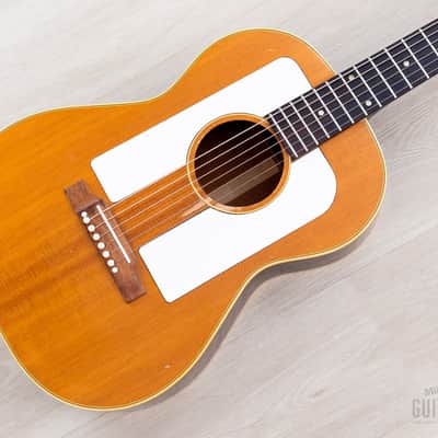 1964 Gibson F-25 Folksinger Vintage X-Braced Acoustic Guitar Natural, Crack-Free w/ Case image 1