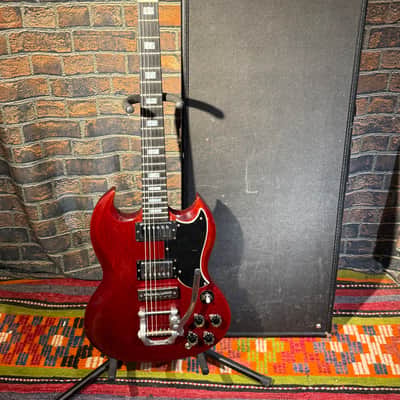 Gibson SG Standard 1973 - Bigsby Cherry Red image 6