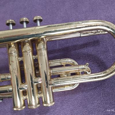 Holton C602RC cornet - laquered brass with rose brass leadpipe image 16