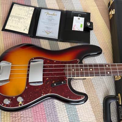 EXCELLENT 2024 Fender Custom Shop Wildwood 10 Limited Edition '62 Precision Bass NOS with OHSC image 2