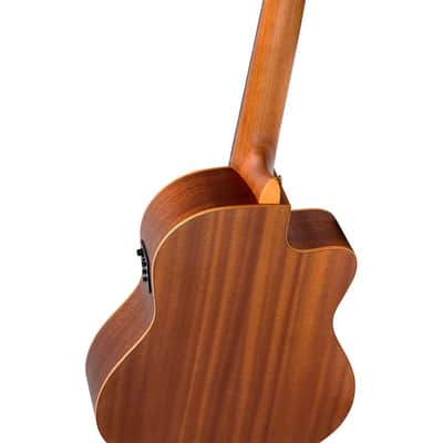 Ortega Family Series Pro Solid Top Acoustic-Electric Nylon Classical Guitar w/ Bag image 6