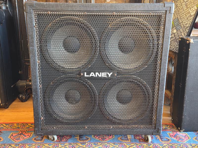 UK Made! Laney 4x12" 280-Watt 16-Ohm Straight Guitar Cabinet w/ Celestion G12-70 Speakers image 1