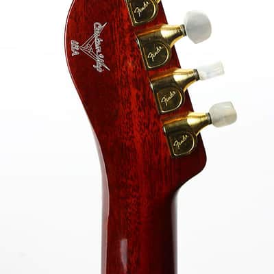 1992 Fender Custom Shop Set Neck Country Artist Telecaster QUILT Sunset Orange Transparent --VERY RARE TELE image 18
