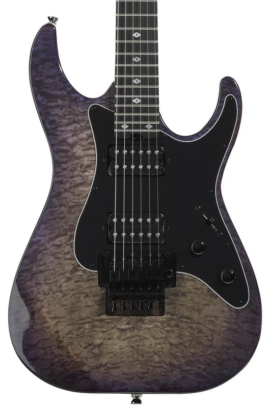 Kramer Volante Quilt HHFR Electric Guitar - Ultraviolet Burst image 1