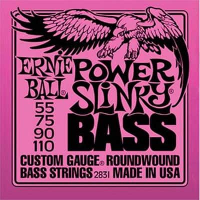 Ernie Ball 2831 Power Slinky Nickel 4-String Bass Guitar Strings, 55-110 Long Scale image 4