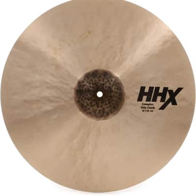 Sabian HHX Complex Thin 18" Crash 1424g w/ video demo of actual cymbal for sale image 1