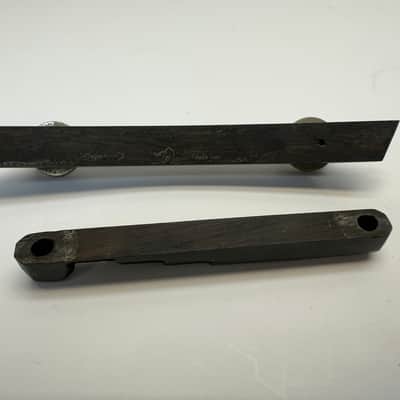 Vintage Rosewood Archtop Bridge Nickel Posts Martin Gibson Gretsch Epiphone? image 3