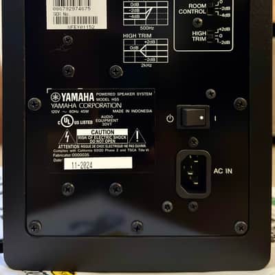 Yamaha HS5 5” Powered Studio Monitor (Single) image 2