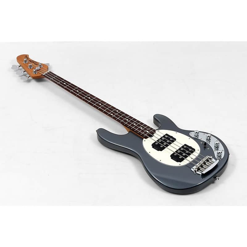 Sterling by Music Man StingRay RAY34 HH Bass Regular Charcoal Frost image 1