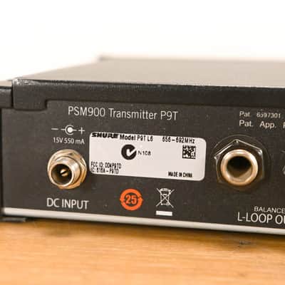 Shure PSM 900 Wireless IEM System L6 Band: 656-692 MHz (NO POWER SUPPLY) CG01YFB image 10