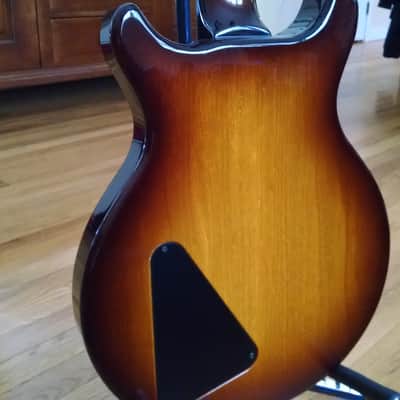 Hamer Artist Korina P90 Semi-Hollow Electric Guitar JazzBurst image 9