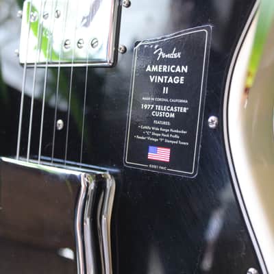 FENDER "American Vintage II 1977 Telecaster Custom, Rosewood Fingerboard, Olympic White" HARDCASE image 12