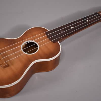 1950's Harmony Soprano Ukulele Sunburst Project For Repair image 7