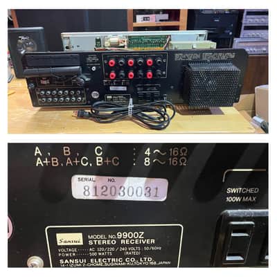 Sansui 9900Z powerful vintage "monster receiver, Serviced and perfect working condition. image 14