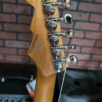 Reverend Charger 290 with Roasted Maple Fretboard 2020 - Present - Deep Sea Blue with White Pickguard image 5